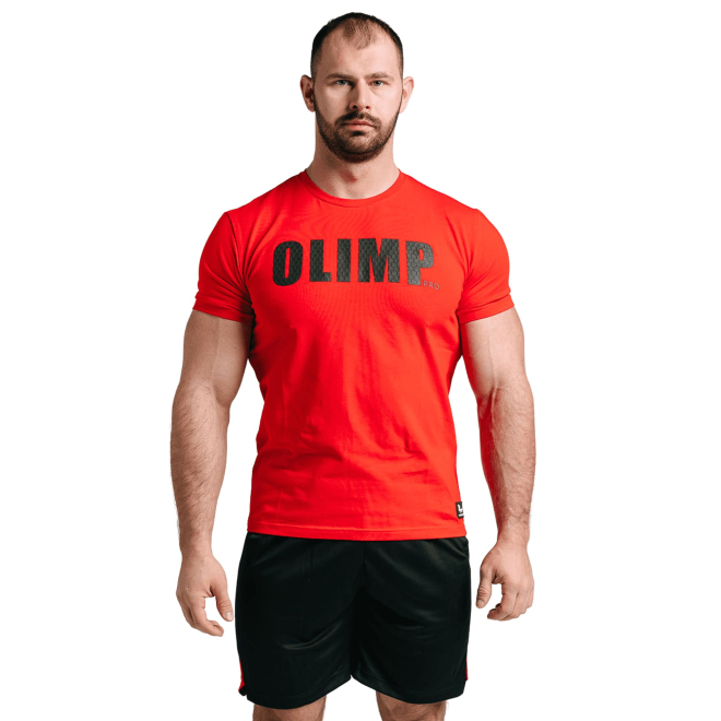 Olimp Men T-Shirt Grip Pro Red